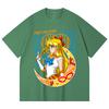 230 Gsm 100% Cotton Sailor Moon V5 Venus Print Unisex Heavy Cotton T Shirt