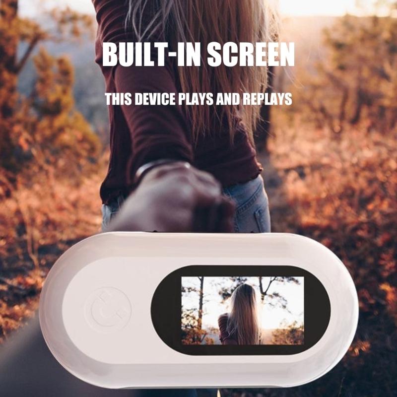 1080P Portable Mini Digital Camera Lightweight Video Recorder 1080P Resolution Wearable Camera for Student Traveler