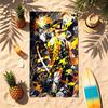 Naruto (5) Serviette de plage Thème Résistante au sable Douce et Confortable Convient pour la Piscine le Camping le Yoga et la Plongée Un Voyage