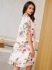 2026 Floral Short-sleeved Mid-length Dress for Women: European & American Style