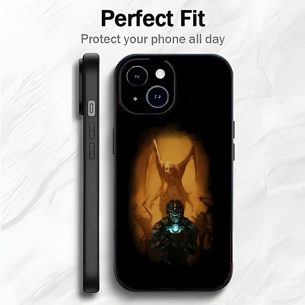 Scary Horror Game D-Dead Space Phone Case Phone Case Soft Packaging Lightweight For iPhone17 16 15 14 13ProMax