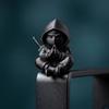 5 pcs Mini Ninja Ornaments 3D Printing Hooded Man Figure Cute Ninja Statue  Computer Screen
