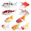 Ornamental Fish Model: Red-crowned Crane & Skygazer Dragon with Water-bubble Eye Shubunkin Goldfish Koi