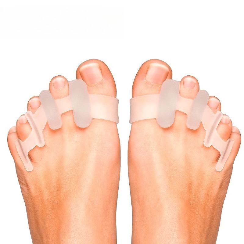 2pcs Ultra‑Soft Bridge‑Style Toe Separators, Wearable Anti‑Friction Toe Spacer Cushion for Men Women Daily Foot Care