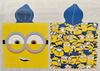 Kinder Badeponcho MINIONS 110 x 55 Hülle Pool Urlaub