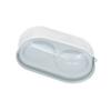 Transparent 2-Cavity Dessert Packaging Boxes