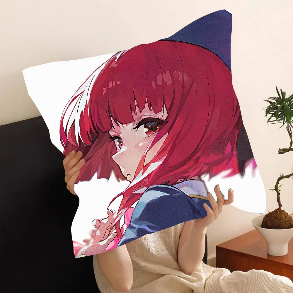 Arima Kana Anime OSHI NO KO Pillow Case Fashion Square Pillowcase Bedroom Sofa Room Ins Decoration Leisure
