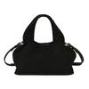 Design Soft Frosted Faux Suede Cloud HandBag Autumn/winter Vintage Magnetic Clasp Simple Commuter Shoulder Crossbody Bag