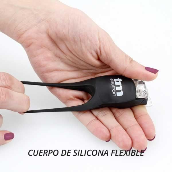 Lampe LED - TMELECTRON - TMTOR003 - Silicone Étanche - 3 Modes - Rouge