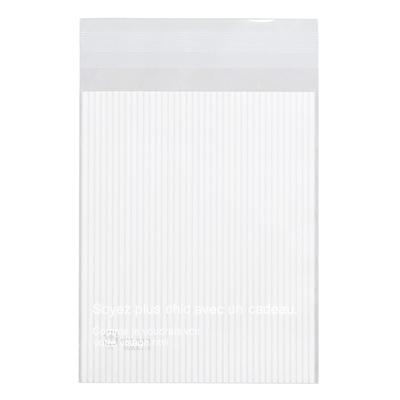 Huvuden Made in Japan påse OPP-påse med café au lait-tejp Vit B100 x mm Randig 100 ark HEADS Livsmedelskompatibel H120+30 (tejpdel) CAF-TO2