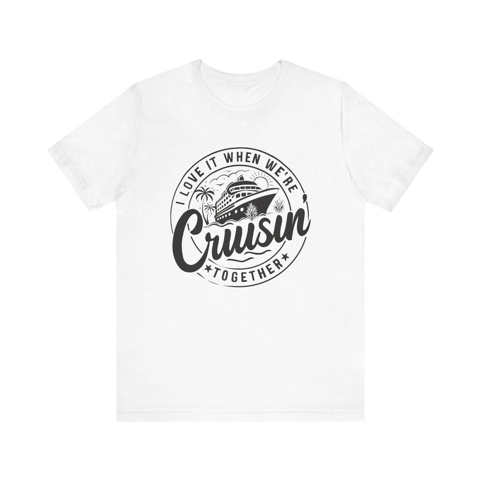 Cruisin  Together Cruise Ship Tropical Vacation Shirt T-Shirt XL