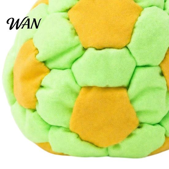 Soccer Shaped Sand Bag Football Sandbags, Soft Plush Footbags for Adults, Juggling Balls, Vibrant Sports Team Building Game Prop Design Dirtbag Indoor