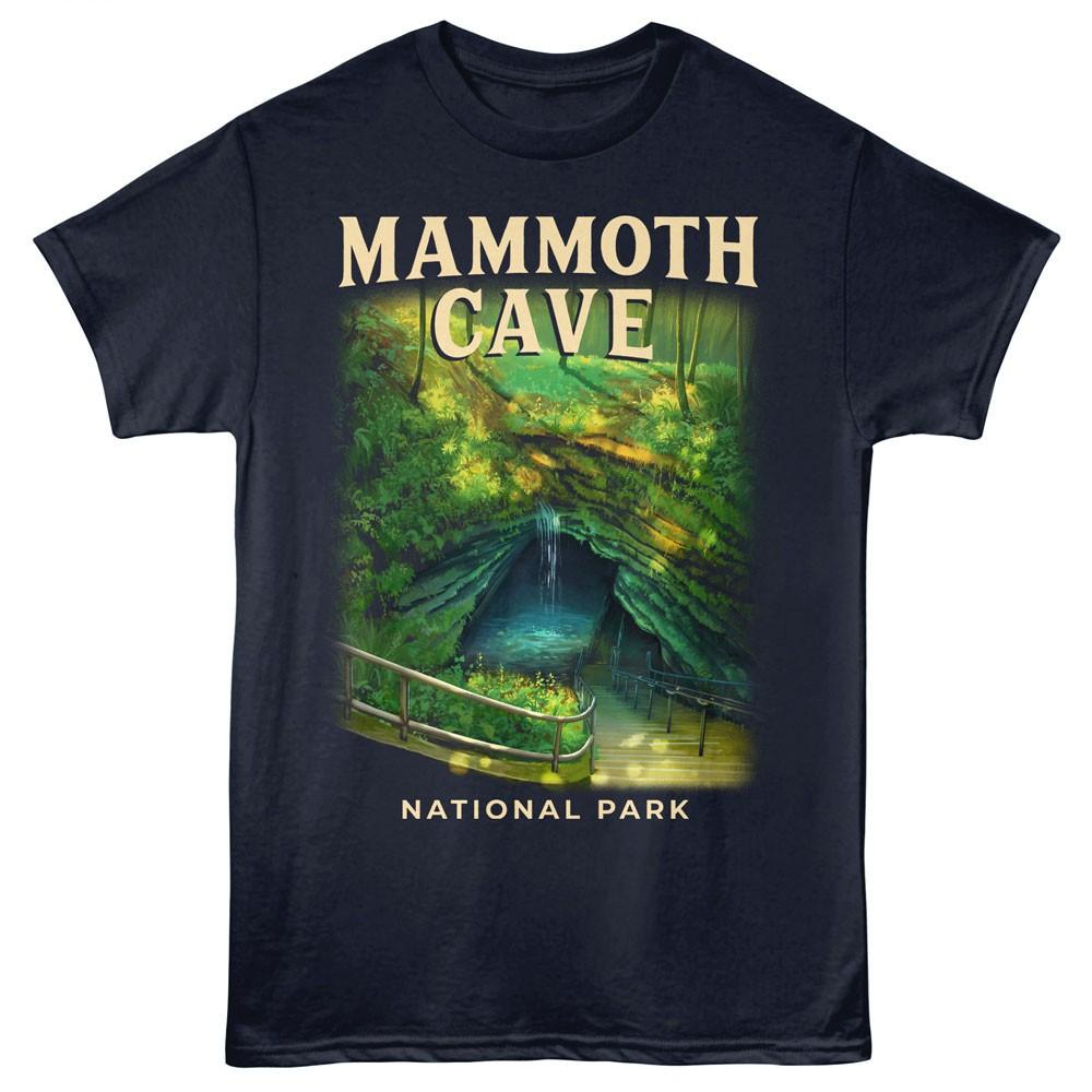 United States National Park Kentucky Mammoth Cave Stairs Men s T Shirt XXXXL