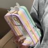 Transparent Candy Colorful Bumper Case For For Iphone 16 15 14 13 12 11 Pro Max Plus 16E SE4 Hard Acrylic Jelly Protective Cover