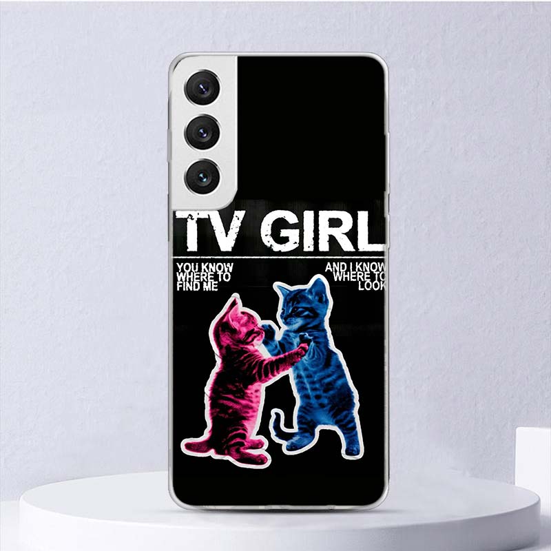 TV Girl Album Soft Case For Samsung Galaxy S25 S24 S23 S22 Ultra Phone Cover S20 FE S21 Plus S25 Edge + Funda Coque