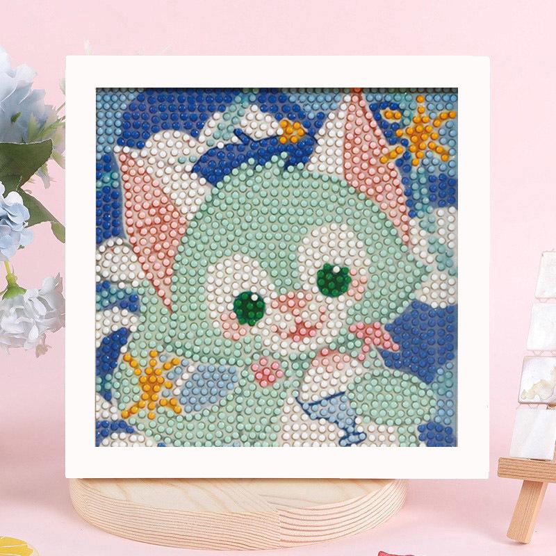 Sanrio Children's Diamond Painting with Frame Stickers - DIY Handmade Gift Set