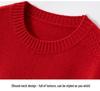 Women's Luxurious Cashmere Round Neck Sweater - Loose, Versatile Knitwear for Autumn/Winter