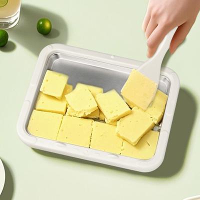 Manuel Dondurma Yoğurt Makinesi Paslanmaz Çelik Ev Kullanımı için Dondurma Rulo Makinesi DIY Tatlı Kiti Kazıyıcı Alet ile