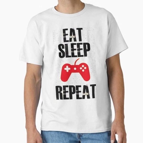 Eat Sleep Repeat Classic Tshirt Made In Usaaus Tshirt S2xl S