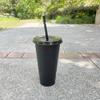 10PC 24OZ Glitter Straw Cups Large Capacity PP Single Layer Plastic Cups 710ml Glitter Cups Drink Party Cups Takeaway Drinks