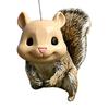 Squirrel Feeder Outdoor with Creative Simulated Head Design Durable 3D Printed Hanging Wildlife Feeding Station for House Backyard Trees and