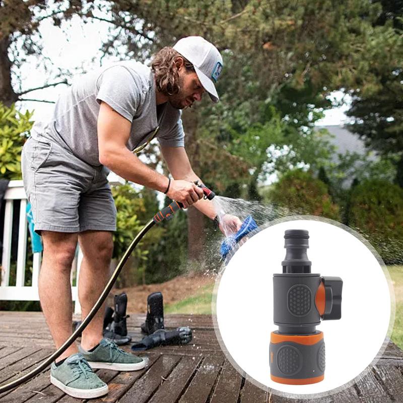 Water Hose Connectors and Fittings in-Lines Water Hose Fittings Quick Release Water Hose Adapter Connector with Control Valve