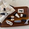 2Pcs/lot Dot Pattern Bow Hairpins Plaid Design Princess Headdress Bangs Clips  Hair Accessories