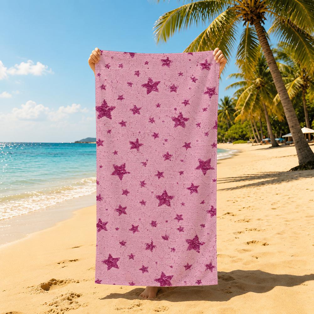 American Stars Towel Beach Blanket Towel  For Travel Gym Shower Luxury Lightweight Camping Pool  Tropical Cute