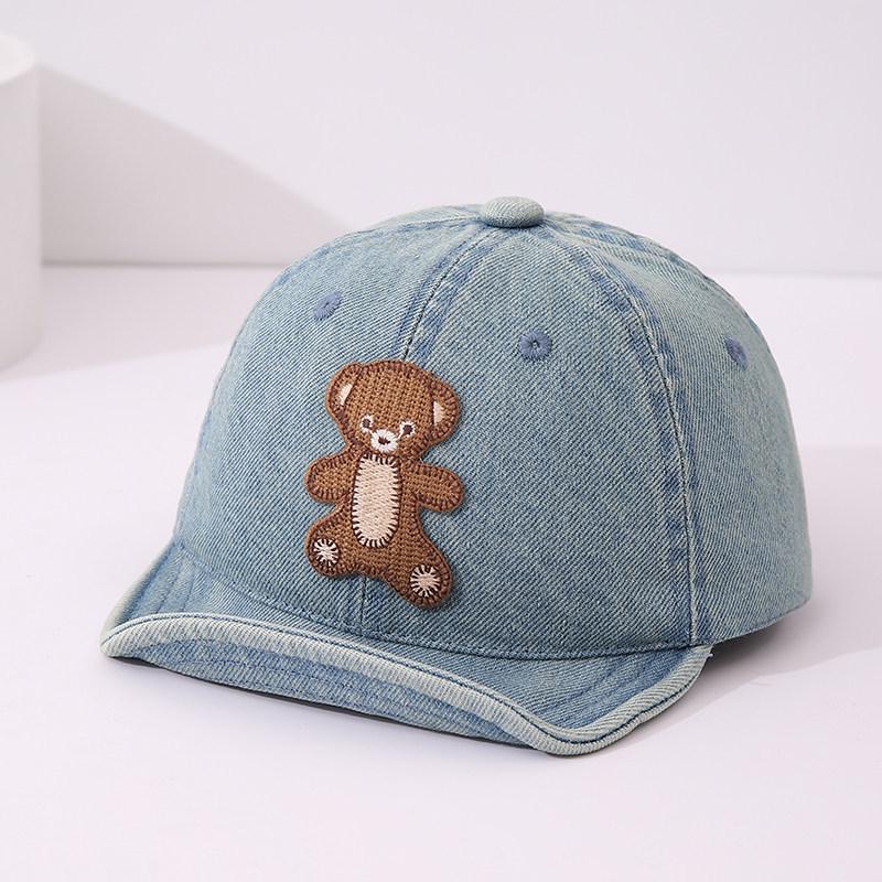 Casquette de Baseball en Jean Style Coréen INS pour Bébé - Chapeau à Visière Souple pour Garçons et Filles, Printemps/Automne