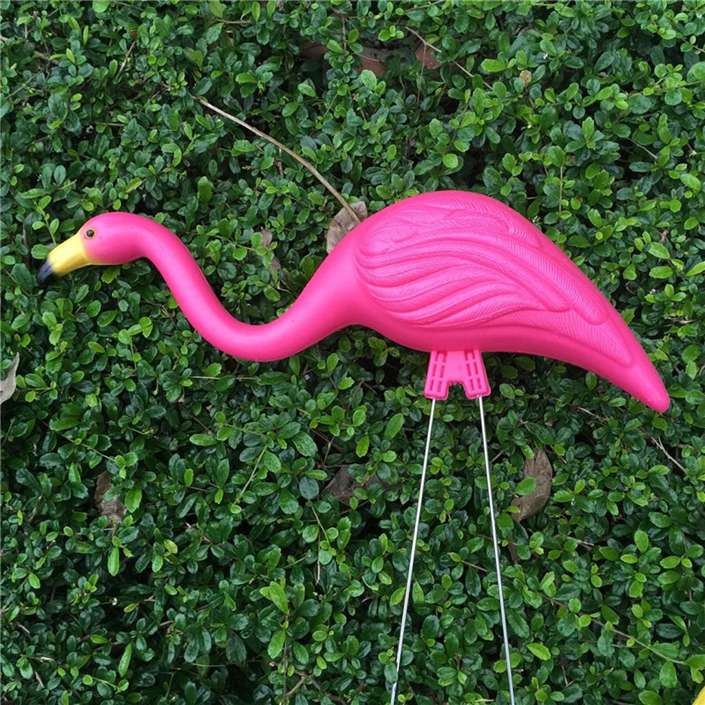 Flamingo Yard Garden Lawn Figurine Statues Smooth Surface Realistic Appearance Suitable for