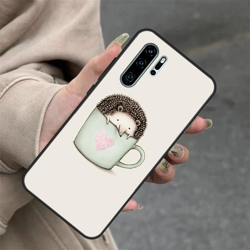 Hedgehog Case For Huawei Nova 3i 7i 8i 11i Y60 Y70 Y90 Y61 Y91 10 9 SE 11 Pro P20 P40 P30 Lite Cover