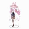 Animation Hololive anchorwoman acrylic insert card white blowing snow summer color festival animation peripheral decoration