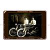 William Harley E Arthur Vintage 1914 Foto Restaurada Placa de Metal Placas Pub Mural Cozinha Garagem Sinal de Ferro Estanho Pôster