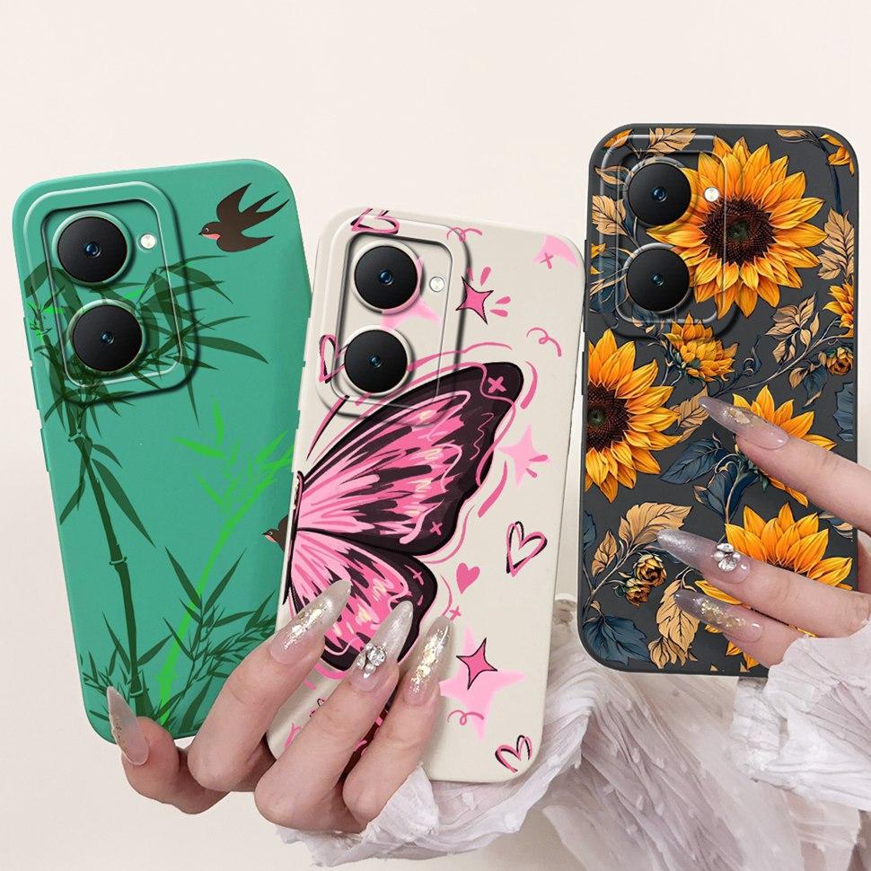 Fashion Painted Cover For Vivo Y03 Case Silicone Soft Slim Fundas For Vivo Y03 Y03T Y18 Y18i Y28s 4G Phone Cases Bags 6.56"