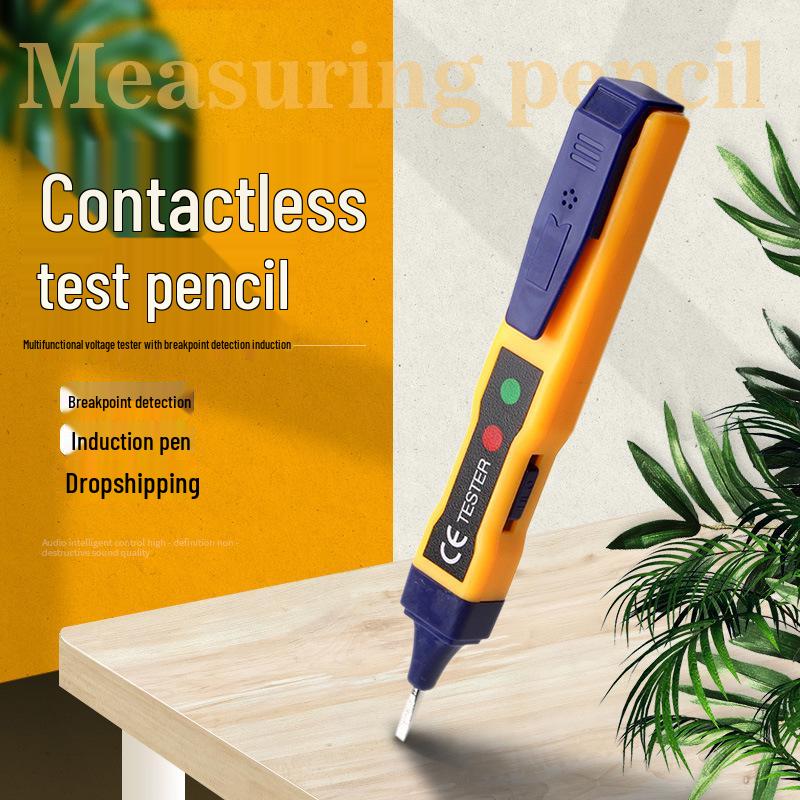 Non-contact Intelligent Test Pen with Sound & Light Alarm for Circuit Breakpoint & Live Wire Detection