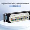 P&T Tianji Cat6 Unshielded 24-Port RJ45 Patch Panel