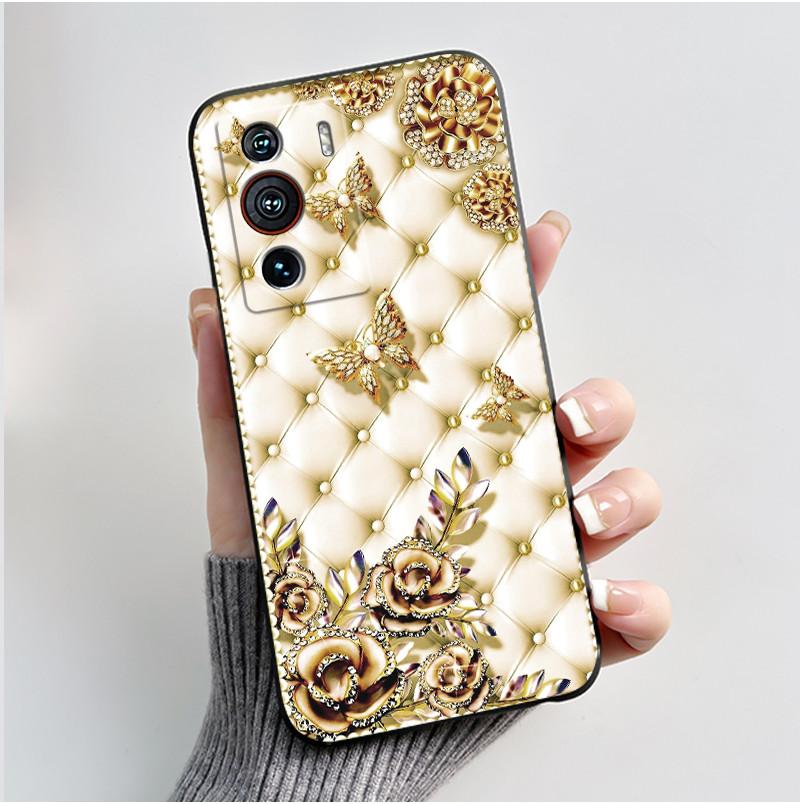 Casing For ZTE Nubia Z40 Pro Case Aesthetic Luxury Cute Cool Boys Girls Cover Black Matte Soft TPU Silicon Shockproof Phone Case