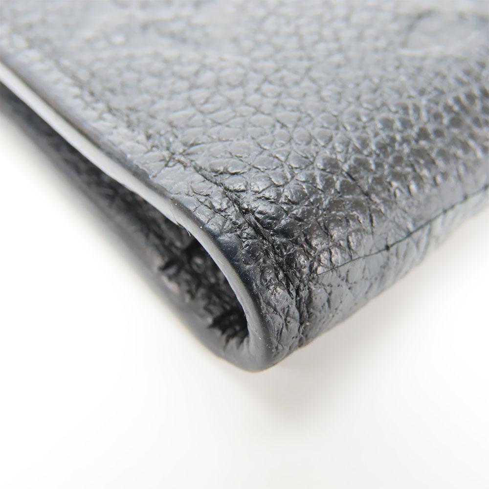 Used LOUIS VUITTON Card Case Unveil Cult M58456 Devisit Monogram Ann Platt Noir black Bifold Wallet