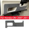 Für Honda CRV CR-V 2007 2008 2009 2010 2011 Zubehör Kohlefaser Innenraum Auto Fahrertafel Dekorative Aufkleber Abdeckung Zierleiste
