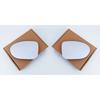Heated Blind Spot Warning Rear Mirror Glass without Light For Mazda MX-5 Miata MX5 2016 2017      2024 2025