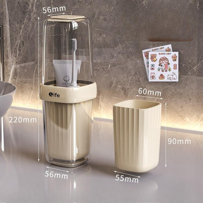 Toothbrush Cup, Travel Portable Toiletries, Toothbrush Box, Mouthwash Cup, Dental Kit Box, Storage Box, Toothbrush Set for Teeth