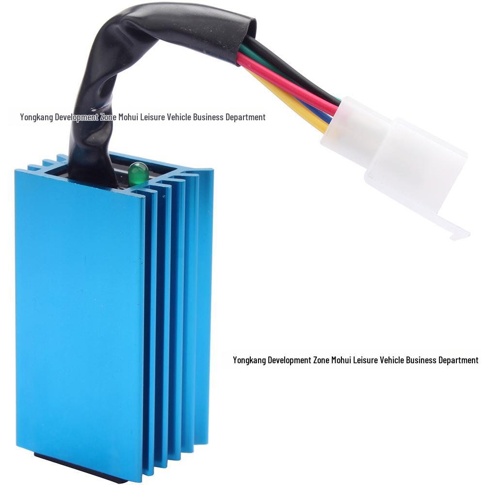 Quad ATV Todoterreno Modificado Azul 50CC-125CC con Bobina CDI de Encendido de Cinco Pines