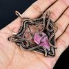 Rhodonite Pendant Gemstone Jewelry, 999 Copper Wire Wrapped Handmade Pendant, Latest Design Jewelry