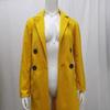 Women's Solid Color Lapel Mid-length Button Imitation Woolen Coat Spring Furry Outerwear Type 2024 Autumn Winter Plus Size New Faux Fur Coat