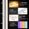 220V Switch COB LED Neon Strip Light 288LED AC EU Power Plug Kit White Pink Red 10 Color Waterproof Flex Tape Home Kitchen Decor