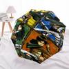Attack Titan Automatic Umbrella - Suitable Travel Outdoor Portable Umbrella Birthday Gift Daily Essentials
