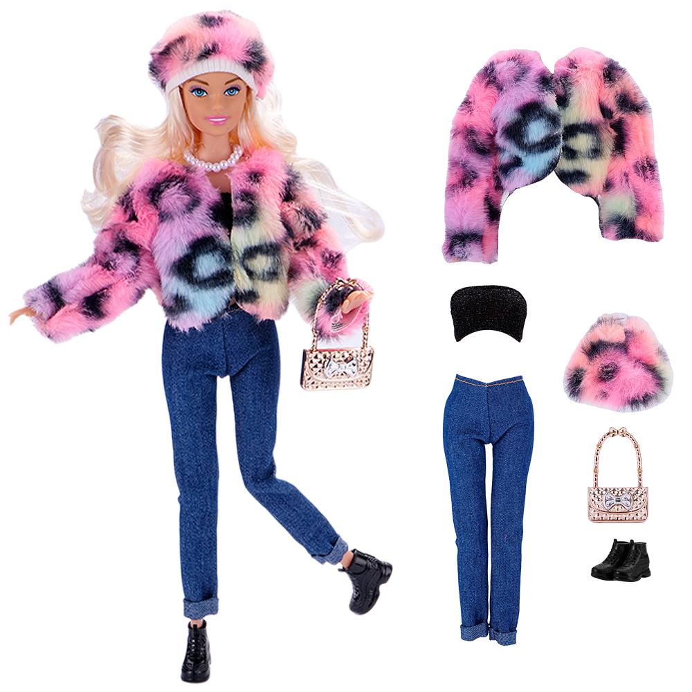 1/6 Babi Doll Clothes For 29-32 CM Dolls Accessories Knitted Cotton Sweater Dress Doll Clothing Shoes 11.5 Inch Doll Coat JJ