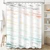 Fashionable Shower Curtain With Waterproof Print Modern Home Decor Item For Bathrooms Easy Installation And Maintenance Availabl