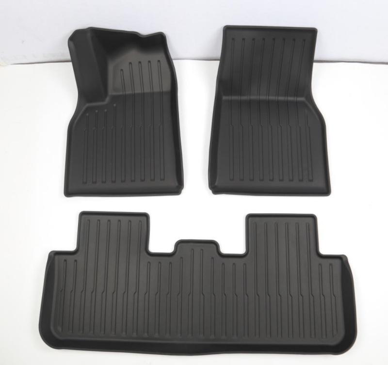 Fits Tesla Model Y (2025) Floor and Trunk Mats, Left/Right Hand Drive, Full TPE.