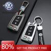 Pentru VOLKSWAGEN Aliaj de Zinc Gel de Siliciu Carcasă Cheie Flip Auto Acoperire Completă Carcasă Fob Pentru VW Volkswagen Golf 7 MK7 Tiguan MK2 Lanț Cheie Auto